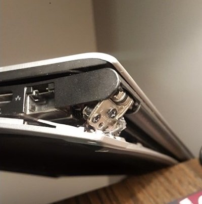 broken or damaged laptop hinge repair