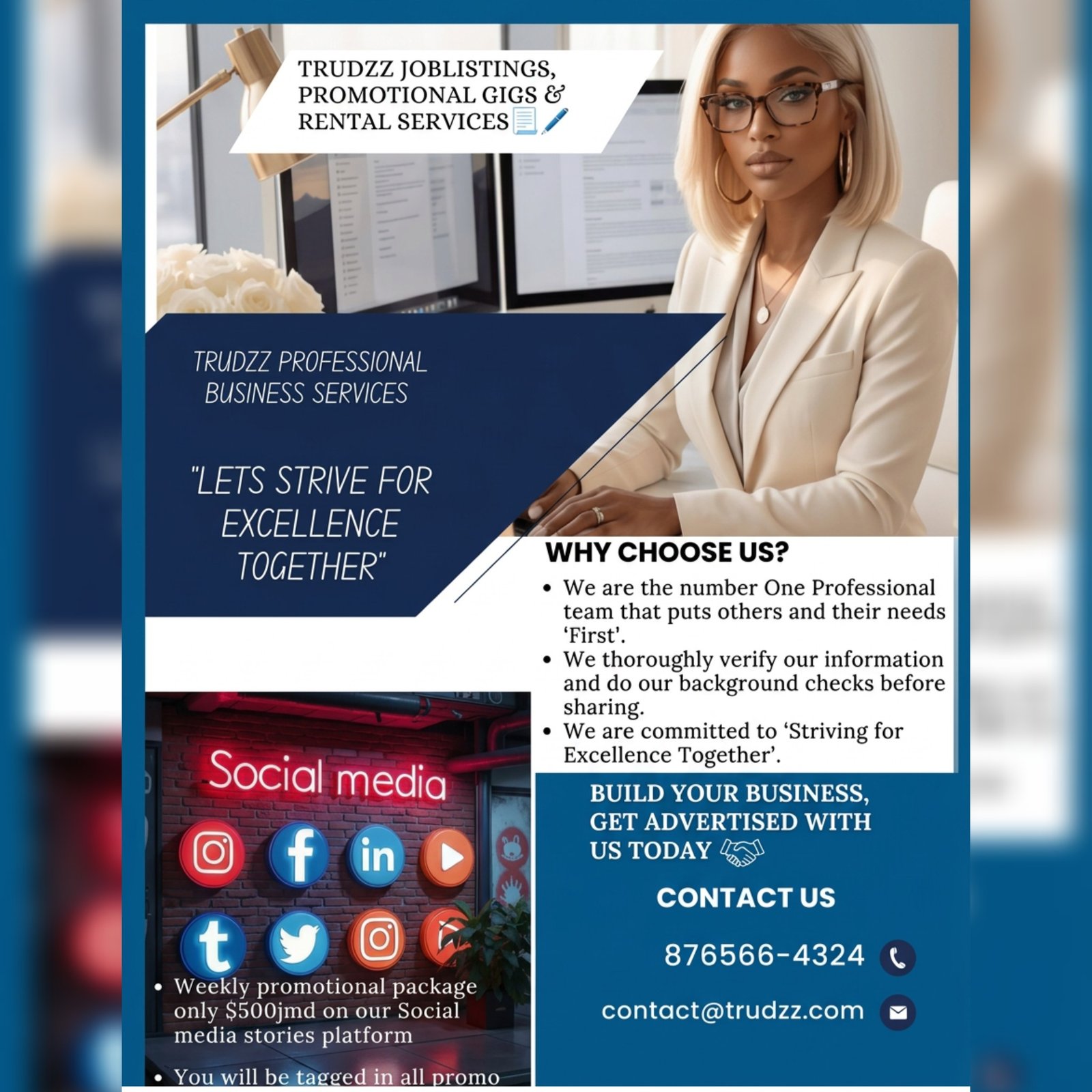 Get you're Business promoted by a professional today🗣🔊☎️