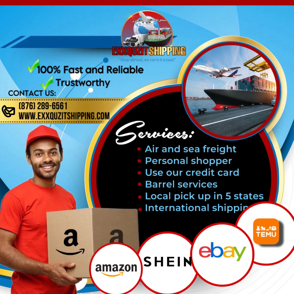 Exxquzit Shipping